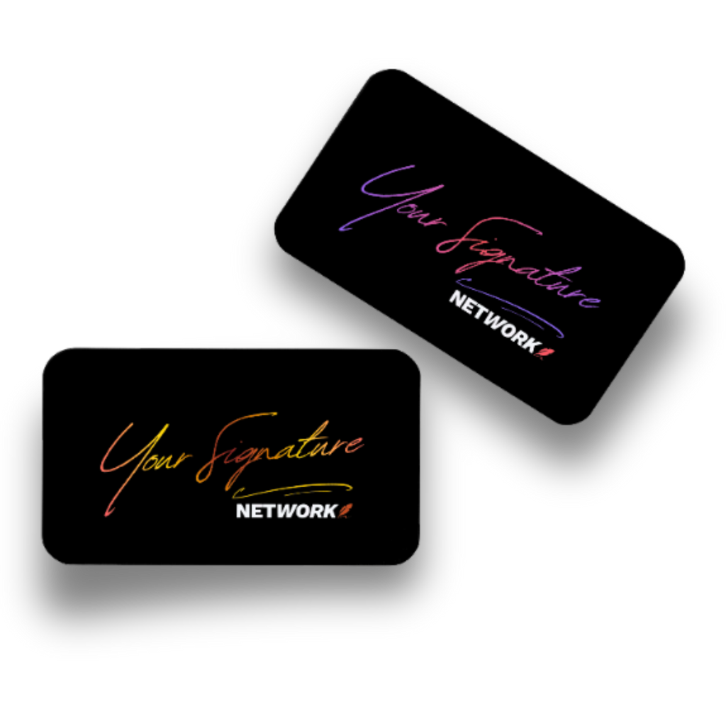 SIGNATURE STYLE [TAP-CARD] ADD SIGNATURE AT CHECK-OUT
