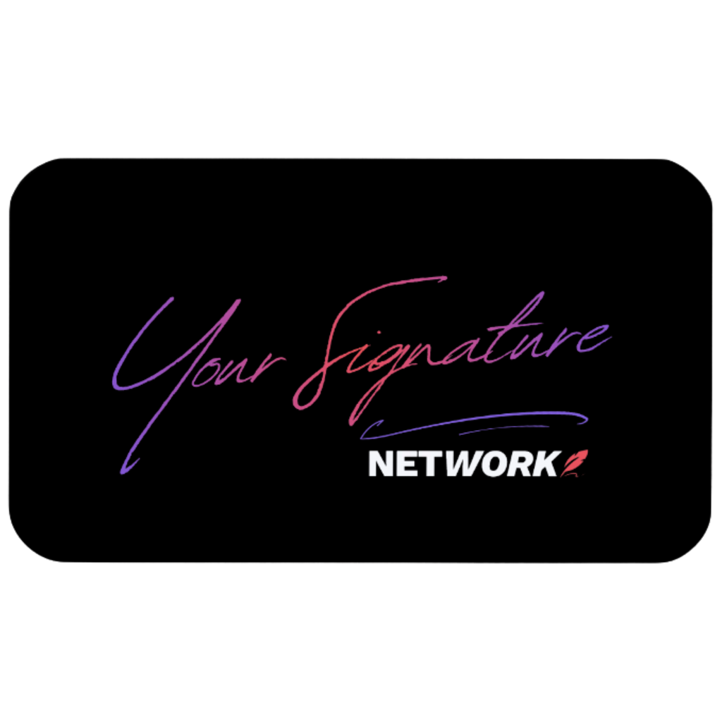 SIGNATURE STYLE [TAP-CARD] ADD SIGNATURE AT CHECK-OUT