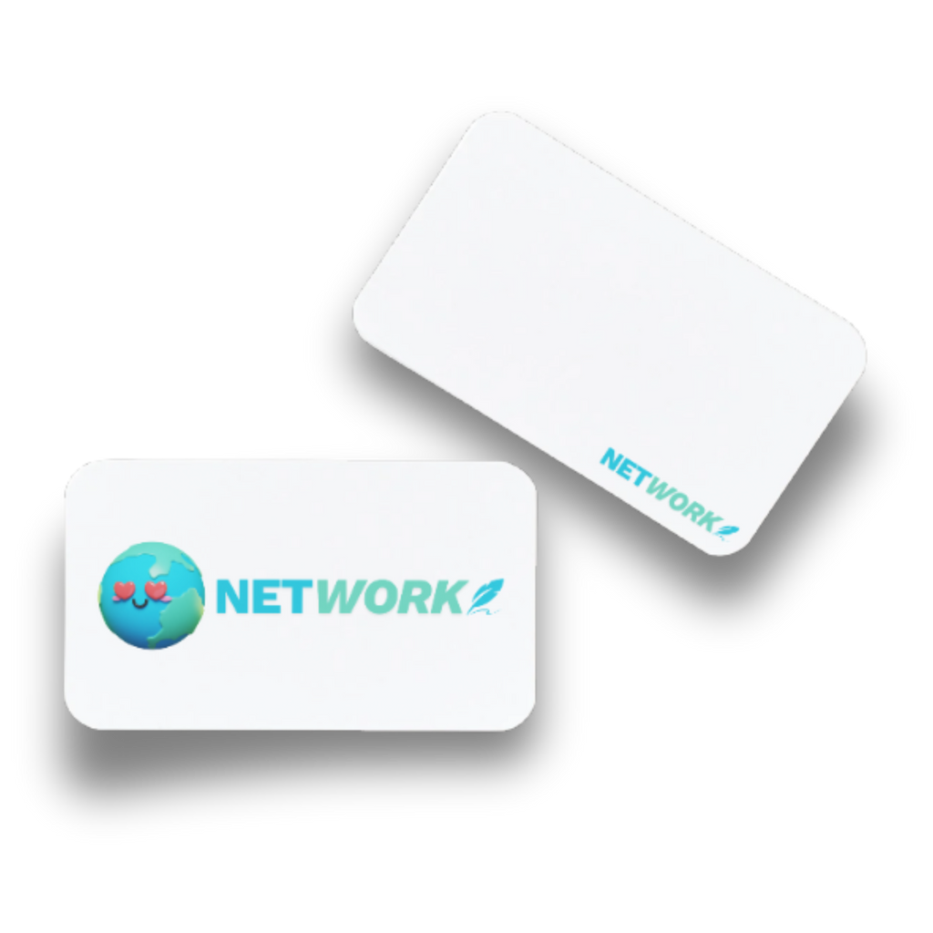 NETWORK CARD- LOVE/TRAVEL EMOJI